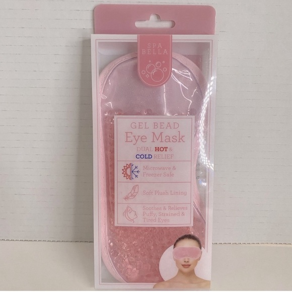 2/$20 Spa Bella Gel Bead Eye Mask – Hot & Cold Relief for Puffy, Tired Eyes - Picture 1 of 2